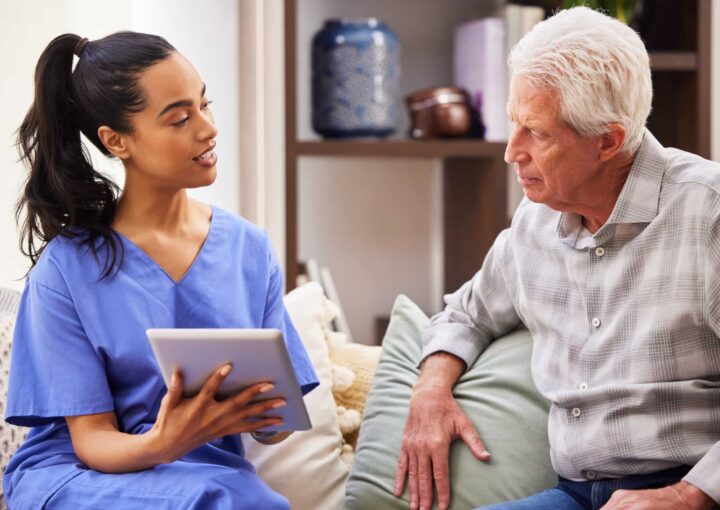 Nurse Addressing a patient